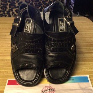 Versace Leather Sandals
